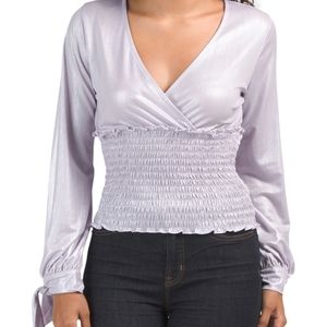 Willow & Clay Smocked Date Night Top